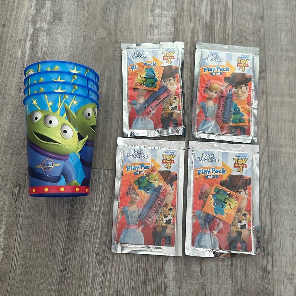 Toy story set of four party favor for kids